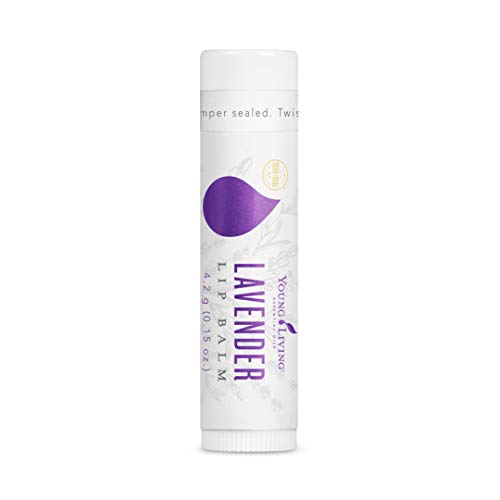 Young Living Lavender Lip Balm - Nourishing Hydration, Natural Ingredients - 0.15 oz