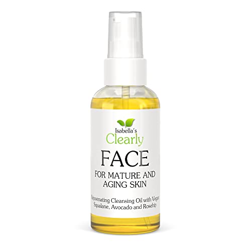 Clearly FACE Facial Cleanser - Nourishing Makeup Remover, Anti-Aging Oils, 4oz