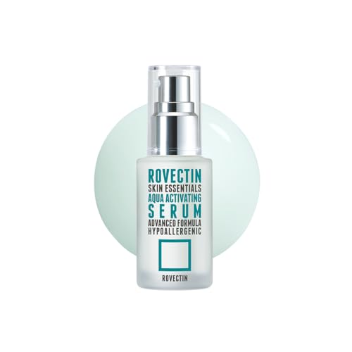 ROVECTIN Aqua Activating Face Serum - Hydrates & Firms, Niacinamide & Hyaluronic Acid - 1.2 fl. oz