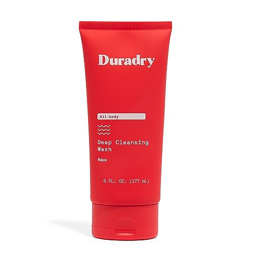 Duradry Body Wash - Deep Cleansing & Odor Neutralizer, Hydrating with Vitamins - 6 Fl Oz