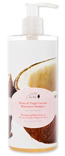 100% PURE Restorative Shampoo - Hydrating Coconut & Honey for Healthy Growth - 13 Fl Oz