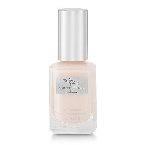 Karma Organic Nail Polish - Natural, Quick-Dry, Non-Toxic, 12ml Marshmallow Shade