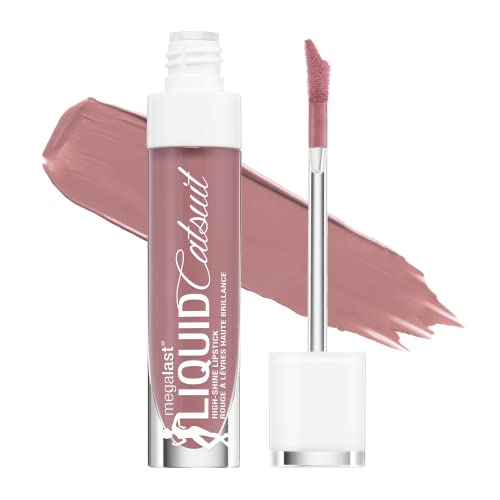 wet n wild Mega Last Lipstick - Nourishing Formula with Vitamin E, 0.2oz, Send Nudes