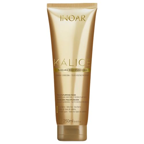 Inoar Kalice Hair Mask - Deep Moisture & Nourishment with 7 Oils, Vegan & Cruelty-Free - 8.4oz