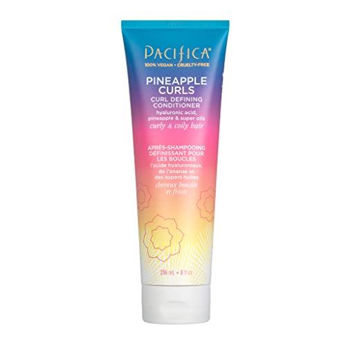 Pacifica Beauty Pineapple Curls Defining Conditioner - Hydrates, Reduces Frizz, 100% Vegan - 12oz