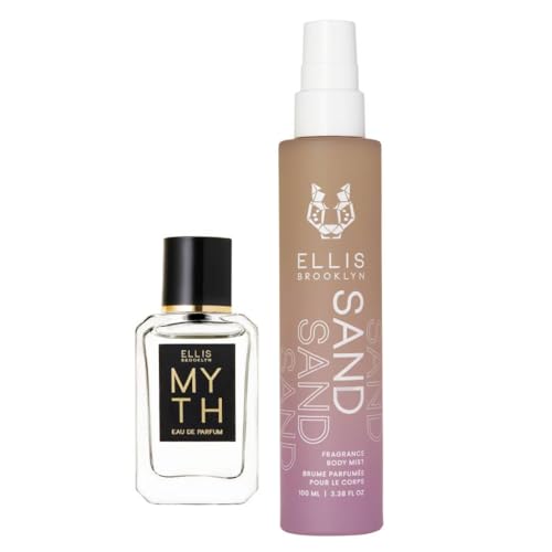 Ellis Brooklyn SAND & MYTH Perfume Duo - Alluring Scents, Vegan & Cruelty-Free - 3.4oz