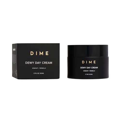 DIME Beauty Dewy Day Cream - Hydrates & Firms with Rosehip Oil, Snow Mushroom - 1.7 oz