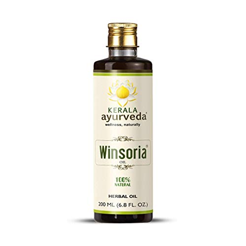 Kerala Ayurveda Winsoria Body Oil - Nourishes & Soothes Skin, 100% Herbal - 6.76 Fl Oz