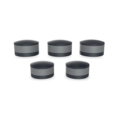 Reduce Waterweek Tritan Replacement Lid Set - Leak-Resistant, BPA-Free, 5 Grey Lids for 14oz & 20oz