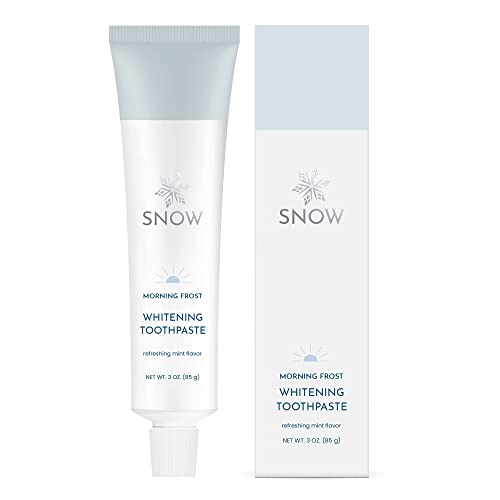 SNOW Whitening Toothpaste - Gentle Enamel Care, Non-GMO, Mint Flavor - 4oz