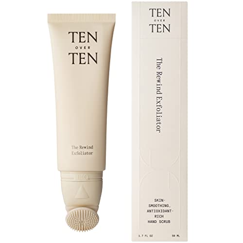 tenoverten Hand Exfoliator - Reveals Softer Skin, Antioxidant-Rich, Vegan - 1.7 fl oz