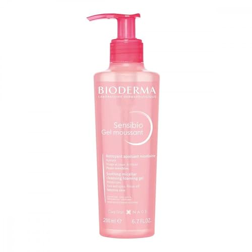 Bioderma Sensibio Foaming Gel - Gentle Makeup Remover, Hydrating for Sensitive Skin - 200ml