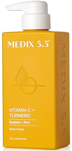 Medix 5.5 Vitamin C Body Lotion - Brightens & Firms, Hydrates Sensitive Skin - 15 Fl Oz