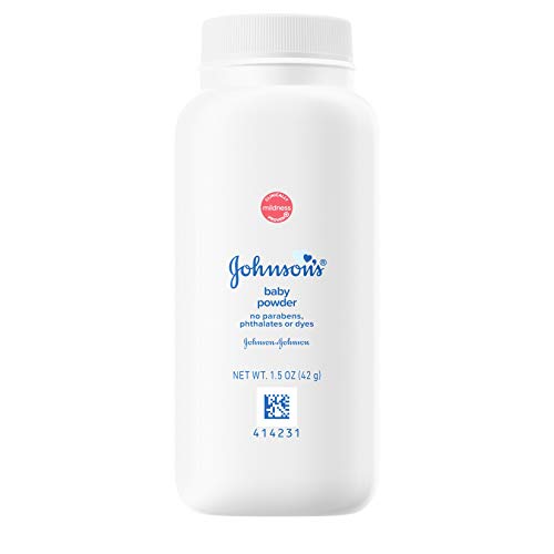 Johnson's Baby Powder - Hypoallergenic, Paraben-Free, Gentle for Delicate Skin - 1.5 oz