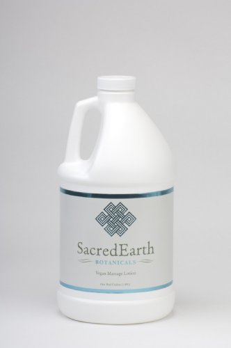 Sacred Earth Massage Lotion - All Natural, Paraben-Free, Certified Vegan - 64oz