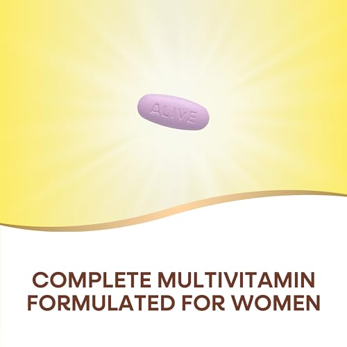 Nature's Way Alive! Women's Multivitamin - Supports Energy, Hair, Skin & Nails - 50 Tablets