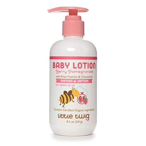 Little Twig Baby Lotion - Natural Plant-Based Moisturizer with Berry Scent, 8.5 fl oz