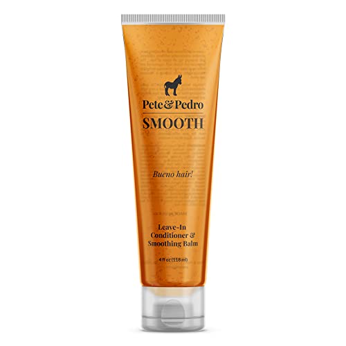 Pete & Pedro SMOOTH Leave-In Conditioner - Hydrates & Strengthens, Biotin & Coconut Oil - 4 oz.