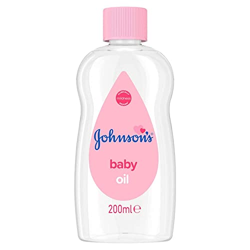 Johnson's Baby Oil - Nourishing Moisture for Delicate Skin, Hypoallergenic - 6.7 oz