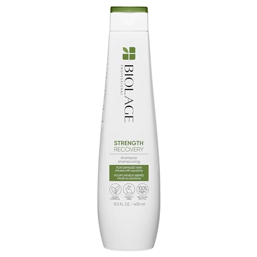 Biolage Strength Recovery Shampoo - Reduces Breakage, Vegan Squalane, 13.5 Fl. Oz