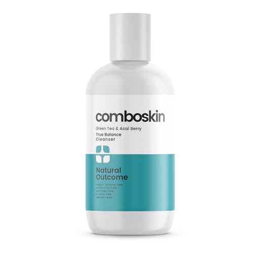 Natural Outcome Facial Cleanser - Acne & Blackhead Control, Hydrating Green Tea & Acai Berry - 8oz