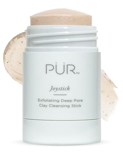 PÜR Minerals Facial Cleanser - Exfoliating Pore Purifier with Charcoal & Moroccan Clay - 2.5oz