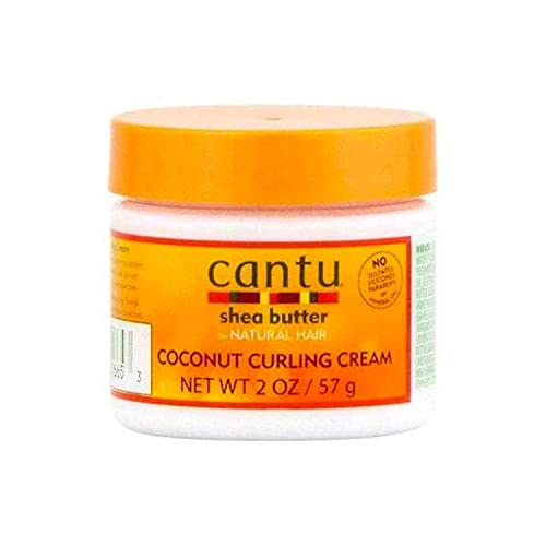 CANTU Coconut Curl Cream - Moisturizes & Strengthens Hair, Travel Size, 2 Oz