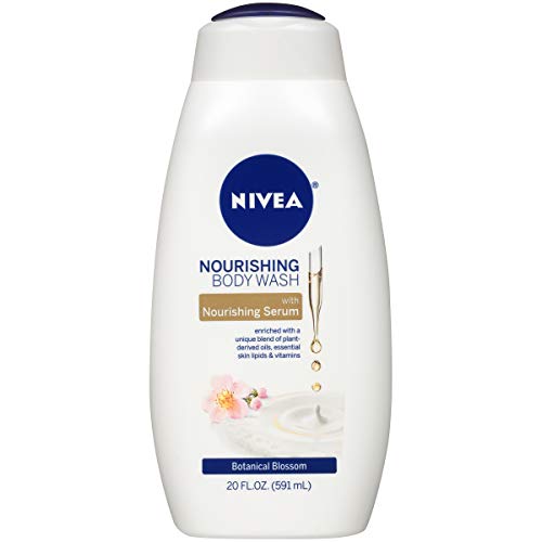 NIVEA Nourishing Botanical Blossom Body Wash - Gently Cleanses, Sweet Floral Scent - 20 Fl Oz