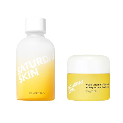 Saturday Skin Yuzu Vitamin C Toner - Brightening, Hydrating with Rice & Yuzu Extracts - 6.7oz