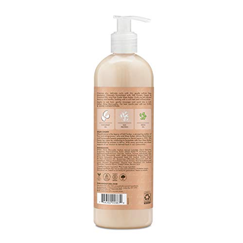 SheaMoisture Coconut Hibiscus Shampoo - Hydrates & Defines Curls, Fair Trade Ingredients - 24oz