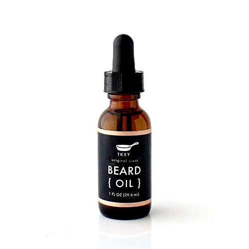 Natural Beard Oil - Hydrating Blend with Organic Argan & Jojoba, Cedarwood Scent - 1 fl oz