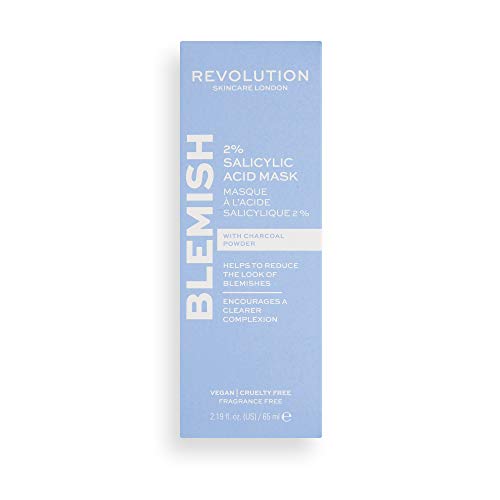 Revolution Skincare Blemish Treatment - Deep Cleansing with Salicylic Acid, Vegan - 2.19fl.oz