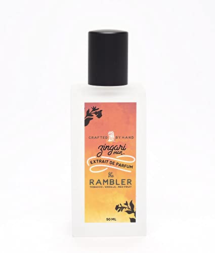 Zingari Man The Rambler Cologne - Long Lasting Tobacco & Vanilla Scent, 50ml - Paraben Free