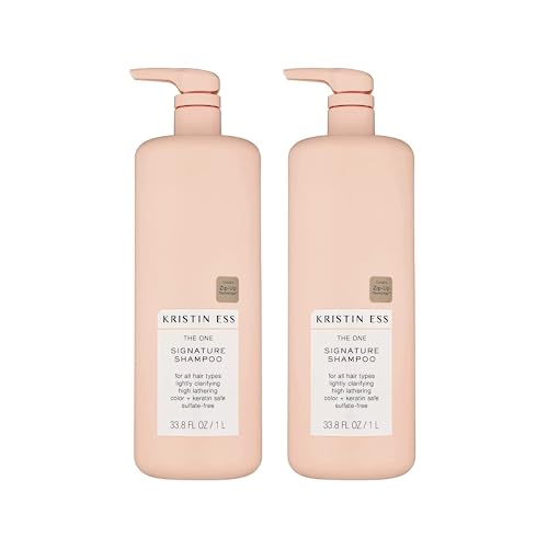 Kristin Ess Hair One Shampoo - Lightly Clarifying, Hydrating with Avocado & Castor Oil - 33.8 fl oz