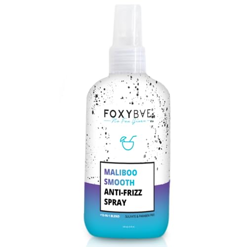 FoxyBae Anti Frizz Spray - Hydrating Frizz Control, Nourishing Oils, Damage Protection - 6 Fl Oz