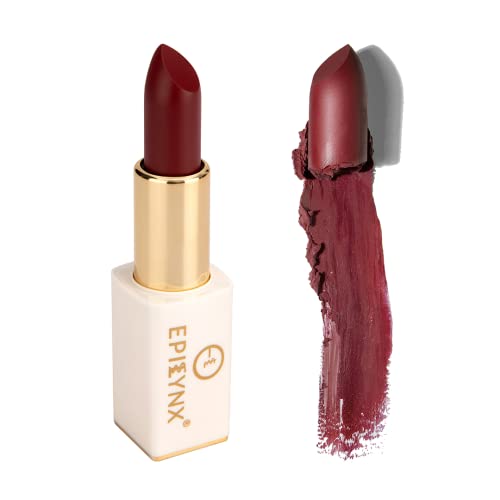 EPILYNX Matte Lipstick - Long Lasting, Gluten-Free, Vegan, Allergen-Free - Vibrant Shades