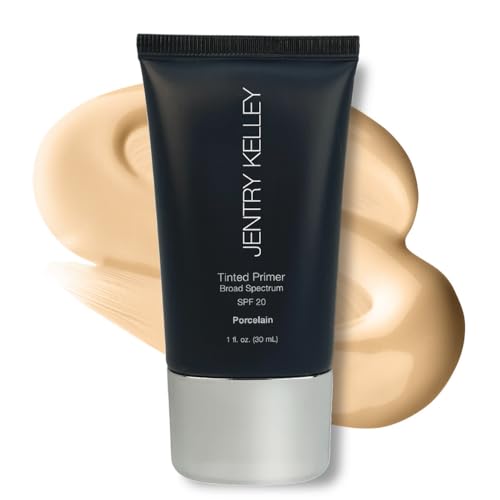 JENTRY KELLEY Tinted Primer SPF 20 - Medium Coverage, Oil-Free, Cruelty-Free - Porcelain