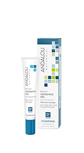 Andalou Naturals Blemish Vanishing Gel - Reduces Acne & Supports Dermal Regeneration - 0.6oz