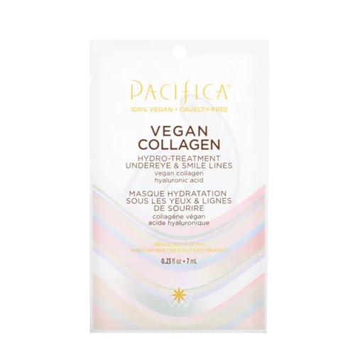 Pacifica Undereye & Smile Mask Set - Hydrating Vegan Collagen, Dark Circle Care - 2 Patches