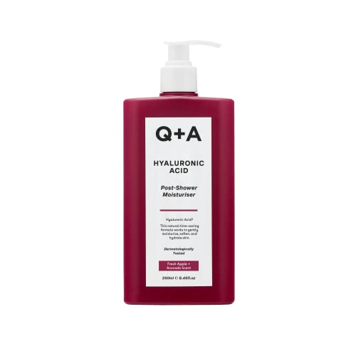 Q+A Hyaluronic Acid Moisturizer - Deep Hydration with Avocado & Hazelnut Oils - 250ml