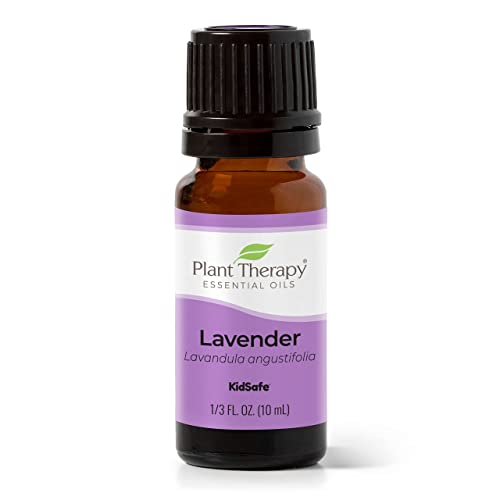 Plant Therapy Lavender Essential Oil - Calming Aroma, Natural Skin & Hair Care - 10 mL