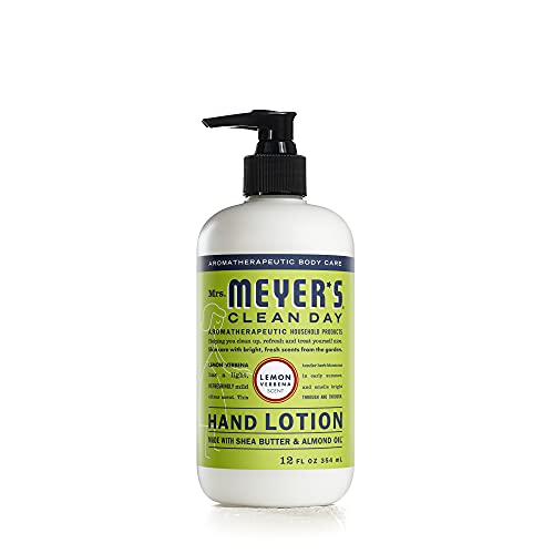 Mrs. Meyer's Hand Lotion - Long-Lasting Moisturizer, Cruelty Free, Lemon Verbena - 12 oz