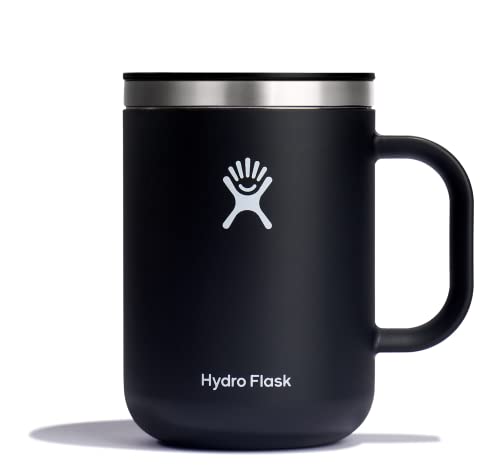 Hydro Flask Mug - Vacuum Insulated, BPA-Free, Non-Toxic - Black Stainless Steel, 24 oz