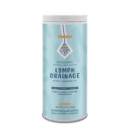 CoLymph Herbal Tea - Supports Lymphatic Drainage, Reduces Puffiness, Caffeine-Free - 30 Sachets