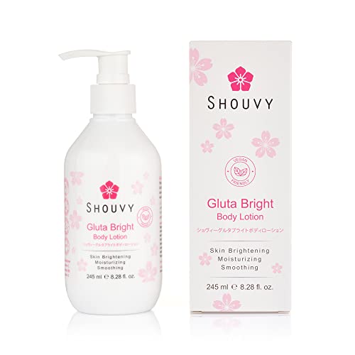 Shouvy Brightening Body Lotion - Dark Spot Reducing, Intense Hydration, Vegan - 8.28 Fl Oz