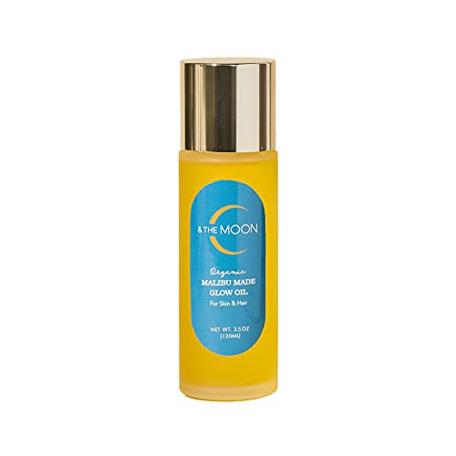 C & The Moon Body Oil - Hydrating Glow for Skin & Hair, Jojoba & Argan Oils - 3.5oz