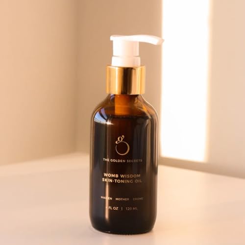 Womb Wisdom Skin-Toning Oil - Prevents Stretch Marks, 99.5% Organic, Non-GMO - 4oz