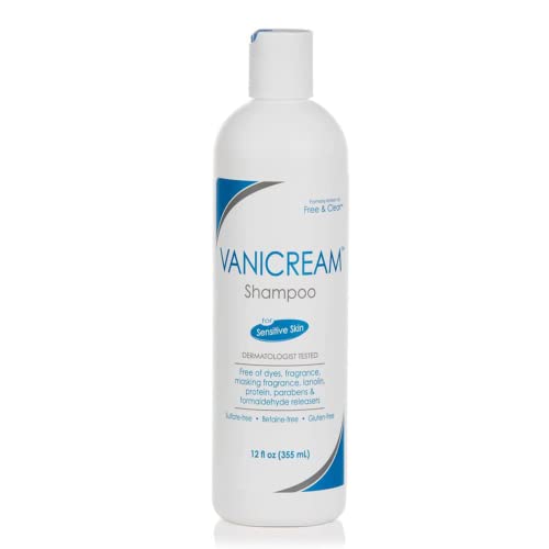 Vanicream Shampoo - Gentle pH Balanced Formula for Sensitive Scalps, Fragrance-Free - 12 Fl Oz