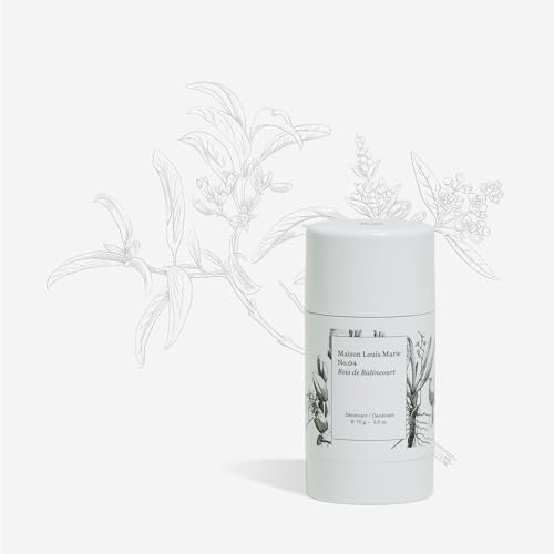 Maison Louis Marie Deodorant - Sandalwood & Cedarwood, Vegan & Cruelty-Free - 2.5oz