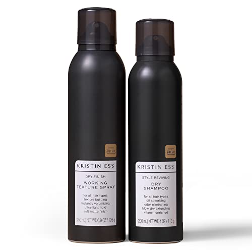 Kristin Ess Hair Care Set - Volumizing & Oil Absorbing, Vitamin C Infused - 2 Pack